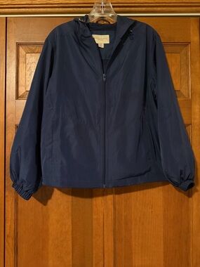 Appleseed's Navy Lightweight Hooded Utility Jacket